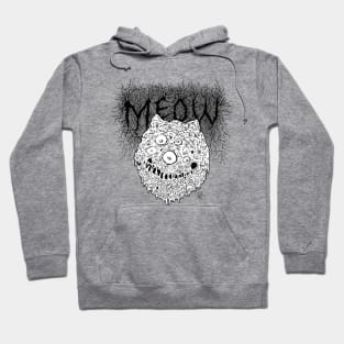 Meow - Black Logo Hoodie